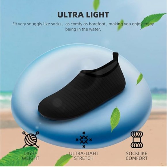 Water Shoes for Women Men Quick-Dry Aqua Socks Swim Beach Barefoot Yoga Exercise - Picture 6 of 6